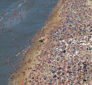 volle stranden